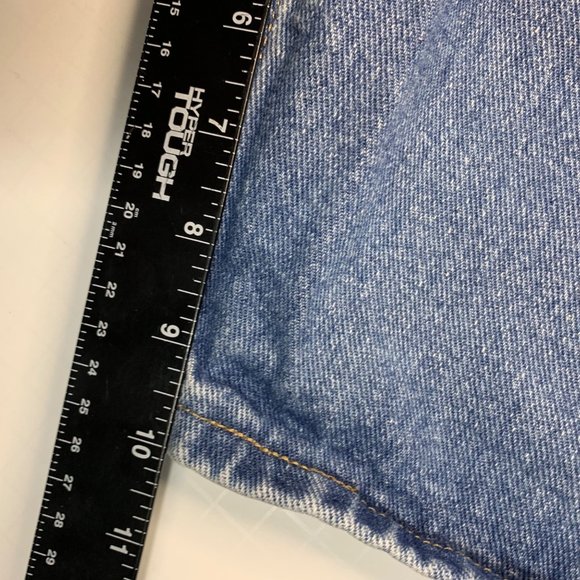 Wrangler Relaxed Fit Jean Shorts Mens Sz 44 Blue Denim Everyday Casual Work - Picture 8 of 10